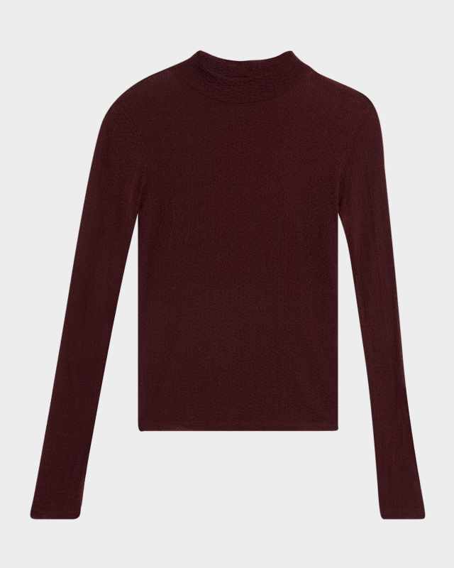 Mesh Lace Turtleneck